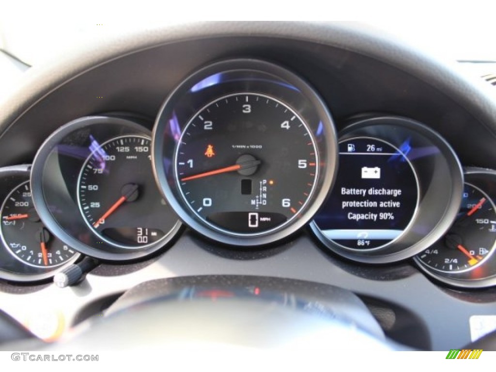 2016 Porsche Cayenne Diesel Gauges Photo #108309537