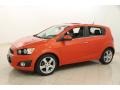 Inferno Orange Metallic - Sonic LTZ Hatch Photo No. 3