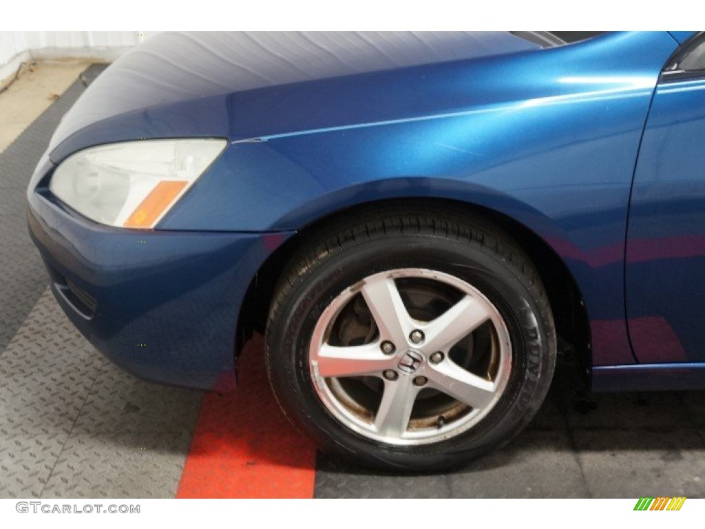 2003 Accord EX Coupe - Sapphire Blue Pearl / Black photo #56