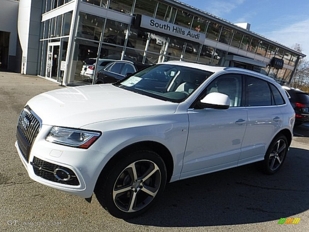 2016 Q5 3.0 TFSI Premium Plus quattro - Ibis White / Titanium Gray photo #1
