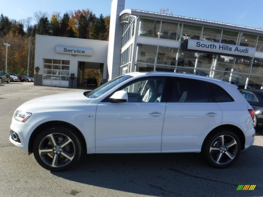 2016 Q5 3.0 TFSI Premium Plus quattro - Ibis White / Titanium Gray photo #2