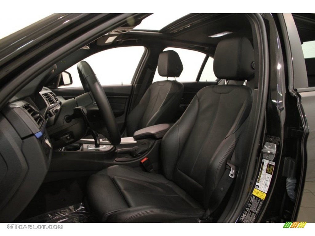 2014 3 Series 335i xDrive Sedan - Black Sapphire Metallic / Black photo #6