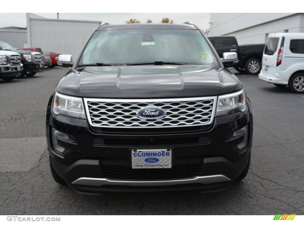 2016 Explorer Platinum 4WD - Shadow Black / Platinum Medium Soft Ceramic Nirvana Leather photo #5