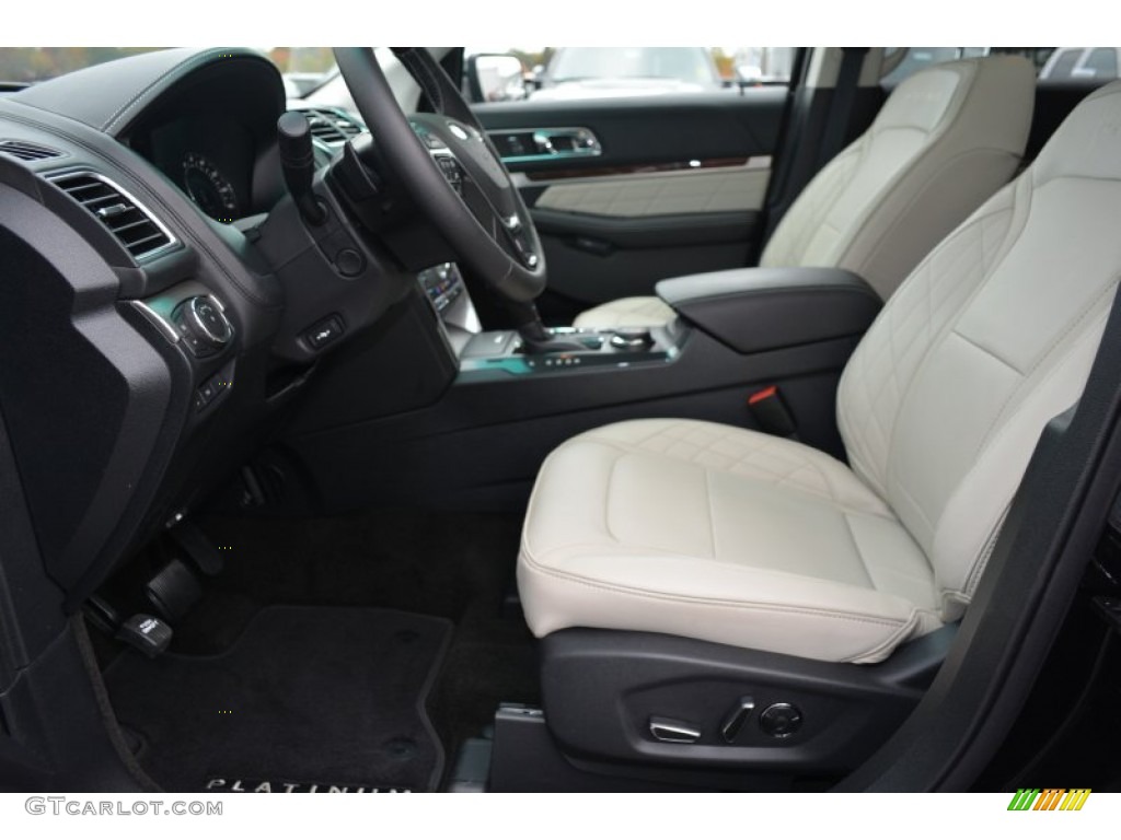 Platinum Medium Soft Ceramic Nirvana Leather Interior 2016 Ford Explorer Platinum 4WD Photo #108313326