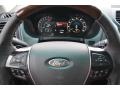 2016 Ford Explorer Platinum Medium Soft Ceramic Nirvana Leather Interior Steering Wheel Photo