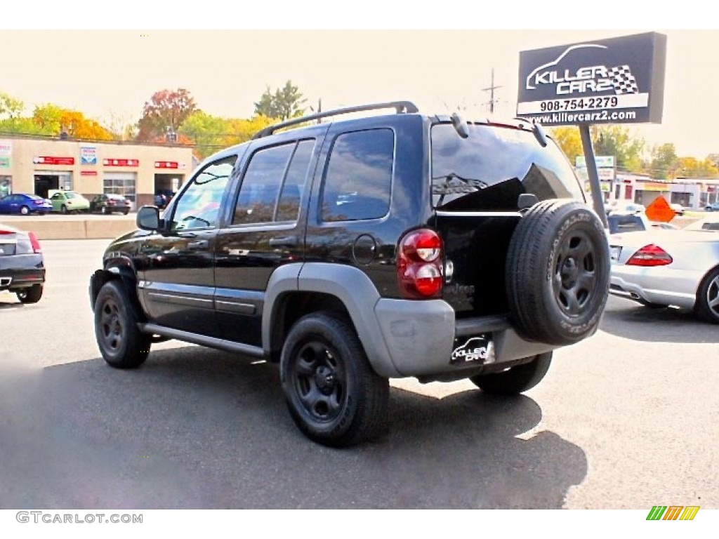 2005 Liberty Sport 4x4 - Black Clearcoat / Medium Slate Gray photo #5