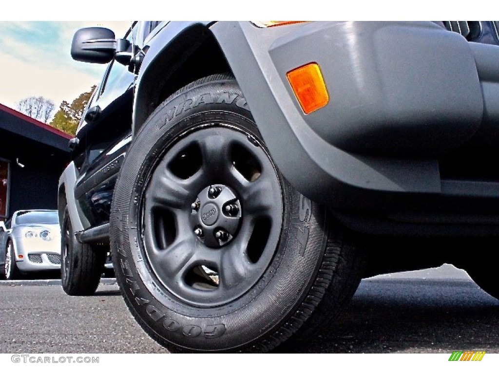 2005 Liberty Sport 4x4 - Black Clearcoat / Medium Slate Gray photo #13