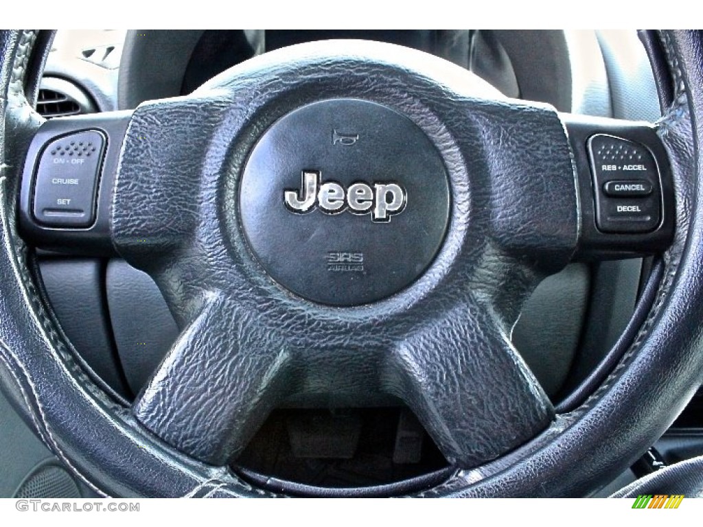 2005 Liberty Sport 4x4 - Black Clearcoat / Medium Slate Gray photo #23
