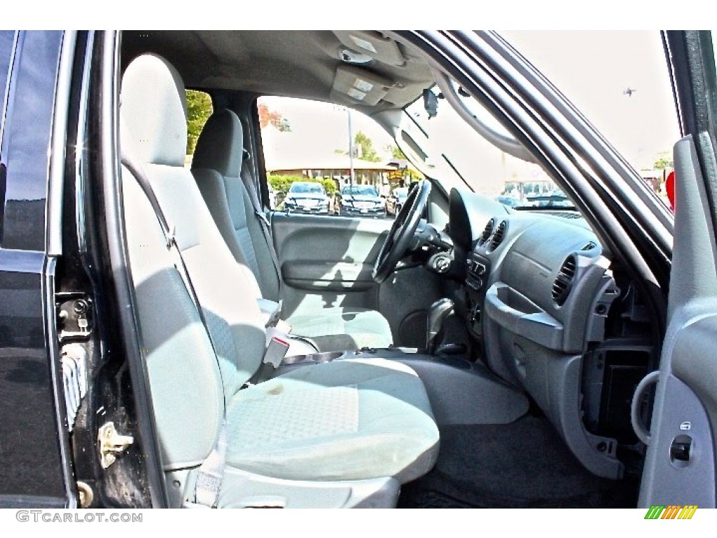 2005 Liberty Sport 4x4 - Black Clearcoat / Medium Slate Gray photo #37