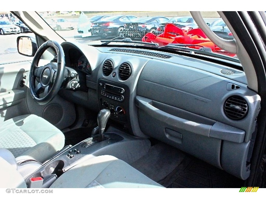 2005 Liberty Sport 4x4 - Black Clearcoat / Medium Slate Gray photo #38