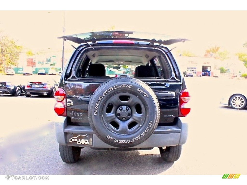 2005 Liberty Sport 4x4 - Black Clearcoat / Medium Slate Gray photo #48