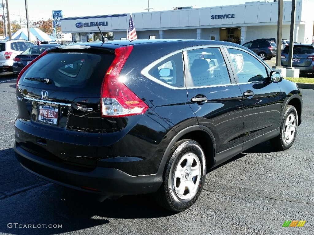 2013 CR-V LX AWD - Crystal Black Pearl / Black photo #7