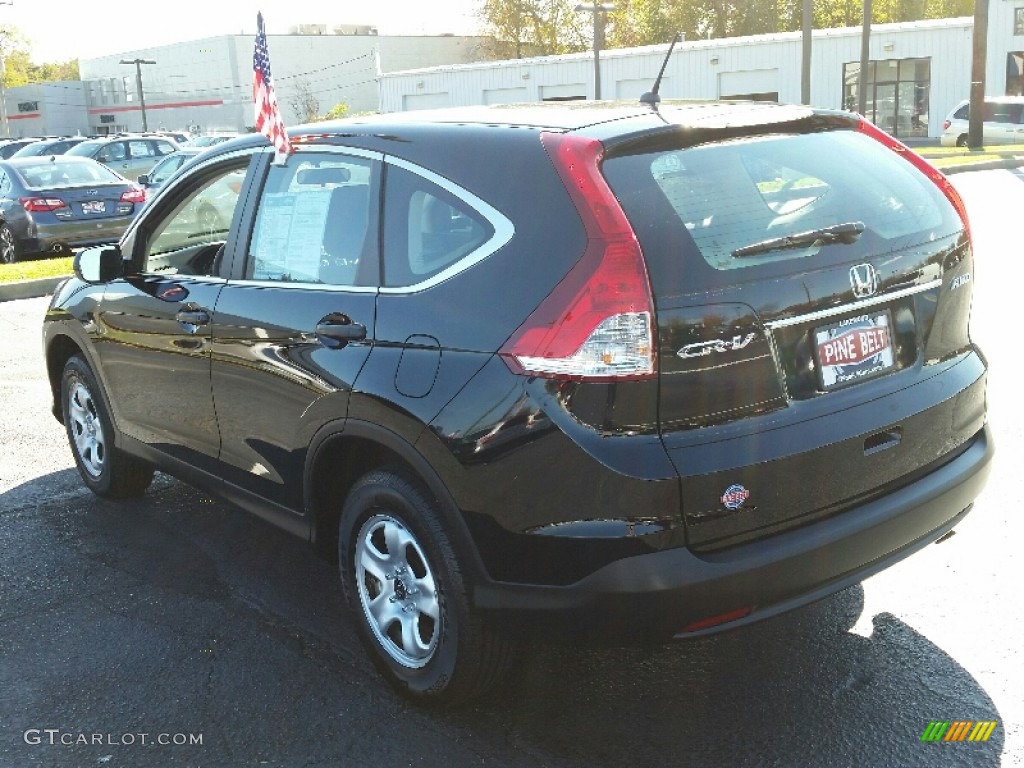 2013 CR-V LX AWD - Crystal Black Pearl / Black photo #11