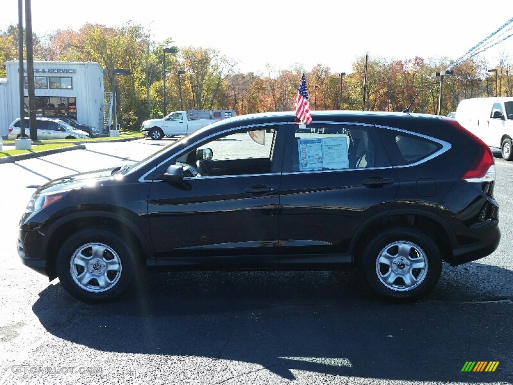 2013 CR-V LX AWD - Crystal Black Pearl / Black photo #12