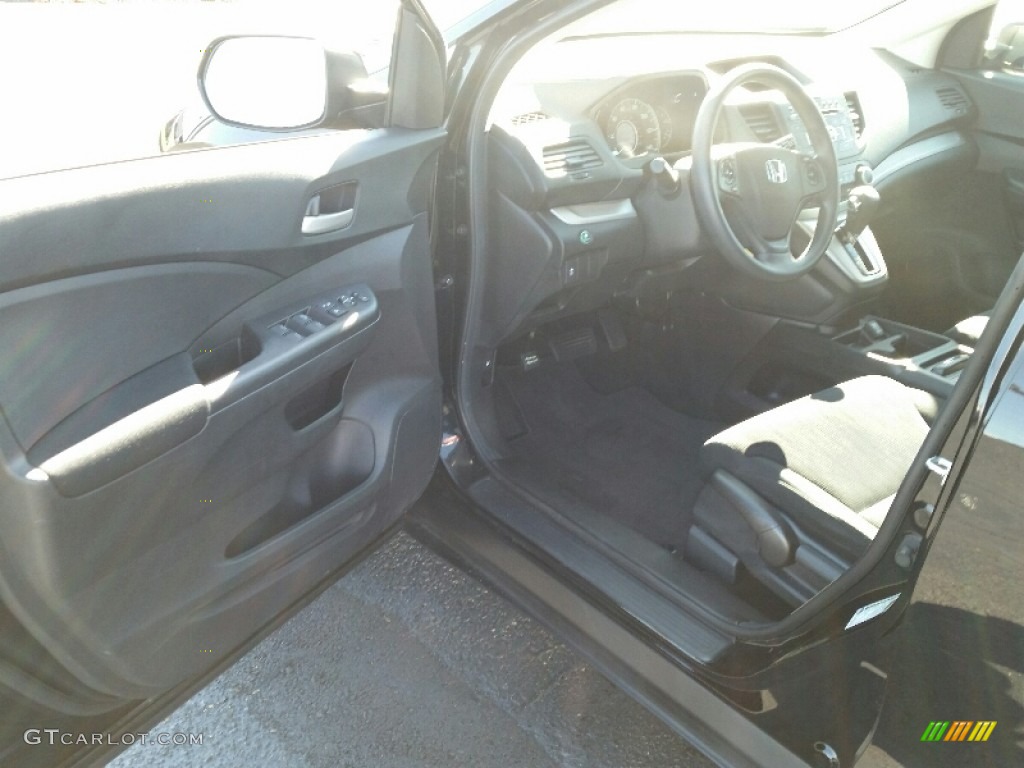2013 CR-V LX AWD - Crystal Black Pearl / Black photo #17