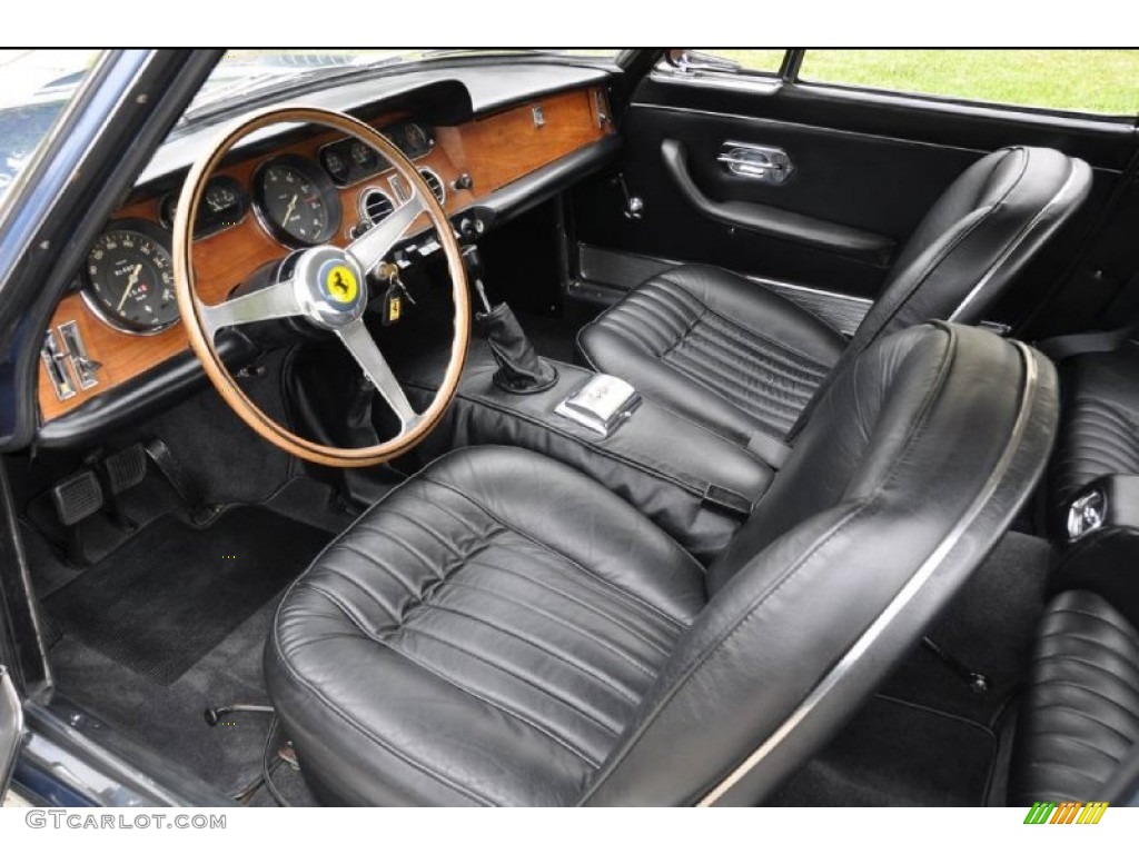 Nero (Black) Interior 1964 Ferrari 330 GT 2+2 Coupe Photo #108316610