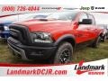 2016 Flame Red Ram 1500 Rebel Crew Cab 4x4  photo #1