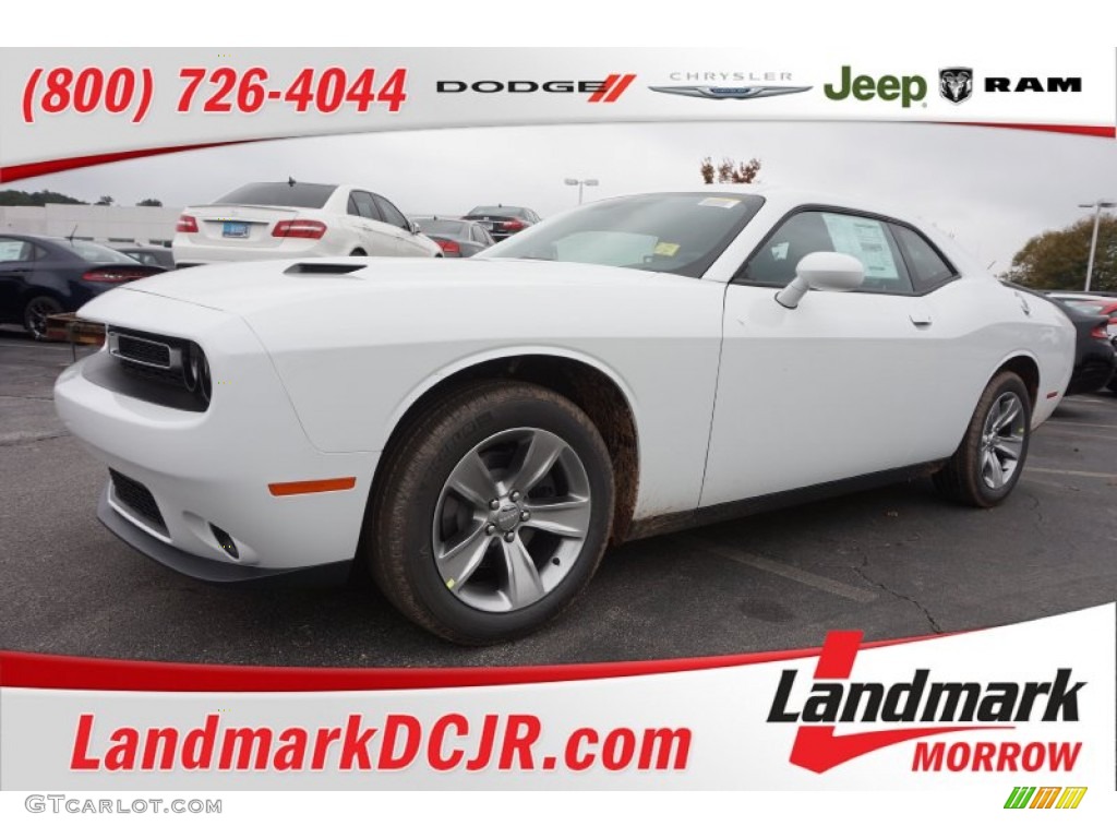 2016 Challenger SXT - Bright White / Black photo #1