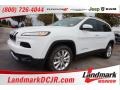 2016 Bright White Jeep Cherokee Limited  photo #1