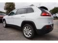 2016 Bright White Jeep Cherokee Limited  photo #2