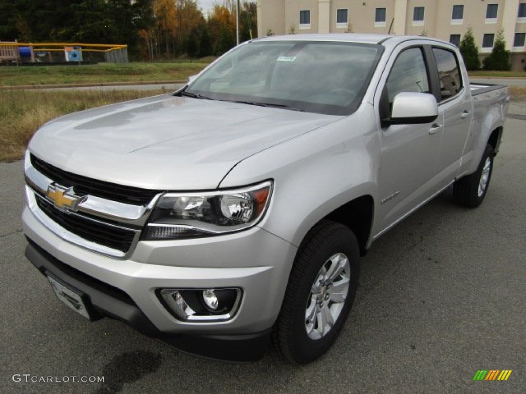 Silver Ice Metallic 2016 Chevrolet Colorado LT Crew Cab Exterior Photo #108317601