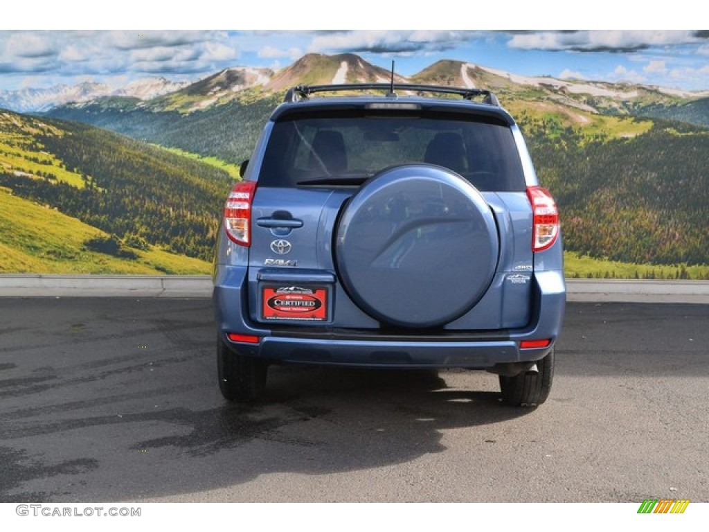 2012 RAV4 I4 4WD - Pacific Blue Metallic / Sand Beige photo #9