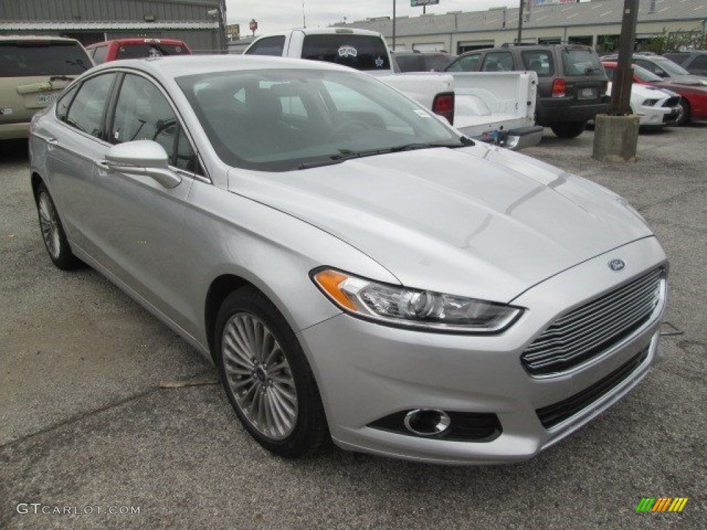 2016 Fusion Titanium - Ingot Silver Metallic / Charcoal Black photo #1