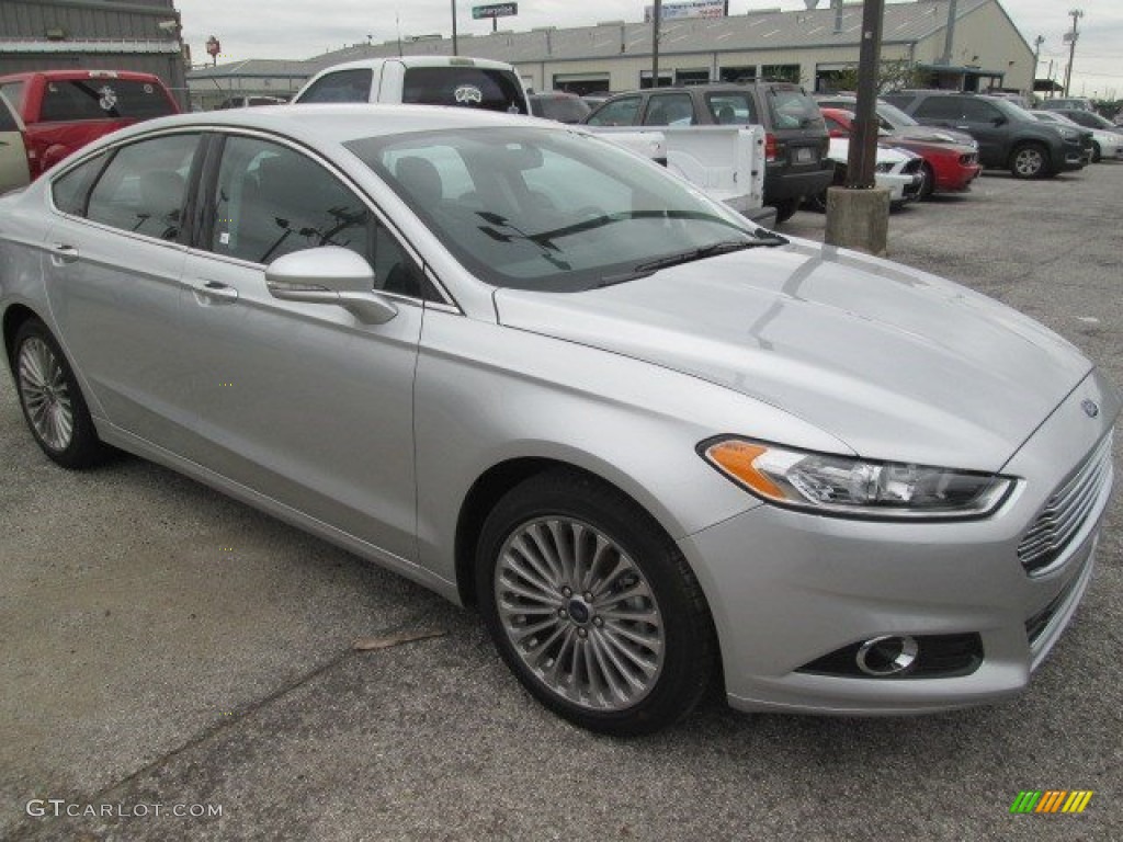 2016 Fusion Titanium - Ingot Silver Metallic / Charcoal Black photo #2