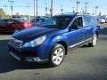 2010 Azurite Blue Pearl Subaru Outback 2.5i Limited Wagon  photo #2