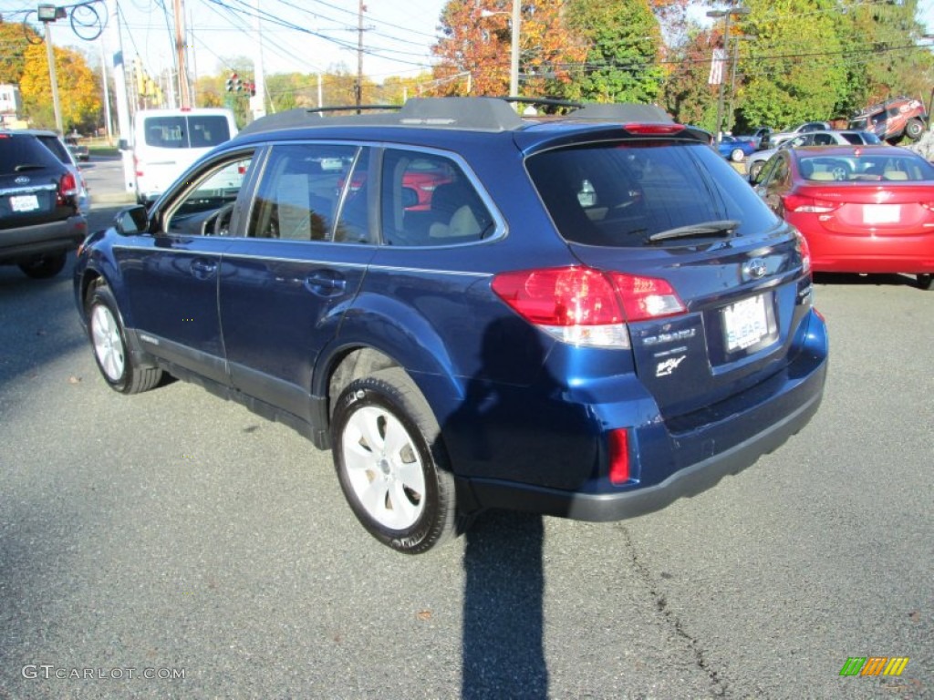 2010 Outback 2.5i Limited Wagon - Azurite Blue Pearl / Warm Ivory photo #8