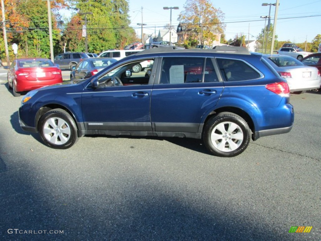 2010 Outback 2.5i Limited Wagon - Azurite Blue Pearl / Warm Ivory photo #9