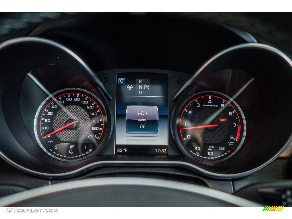 2016 Mercedes-Benz C 63 S AMG Sedan Gauges Photo #108321516