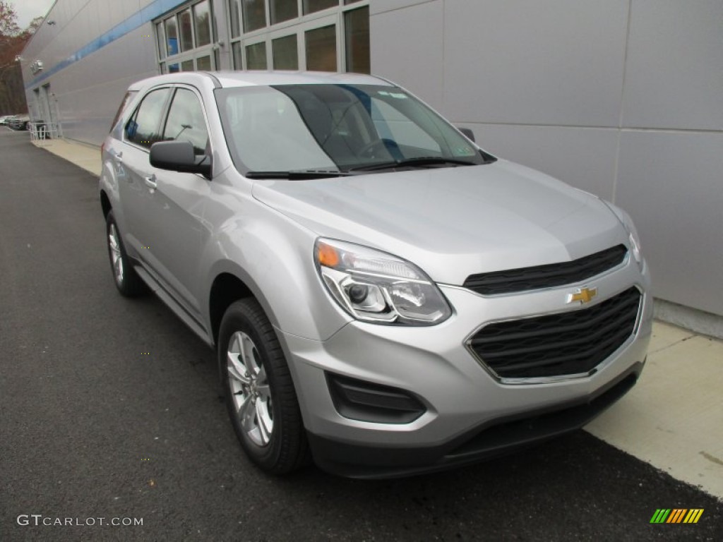 Silver Ice Metallic 2016 Chevrolet Equinox LS AWD Exterior Photo #108321708