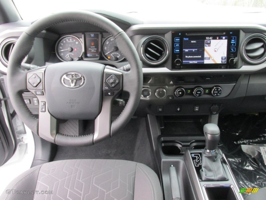 2016 Tacoma TRD Off-Road Double Cab 4x4 - Super White / TRD Graphite photo #22