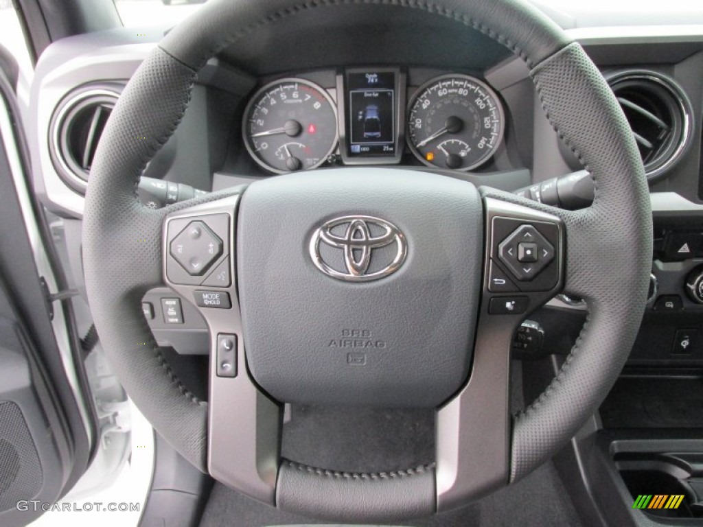 2016 Tacoma TRD Off-Road Double Cab 4x4 - Super White / TRD Graphite photo #27
