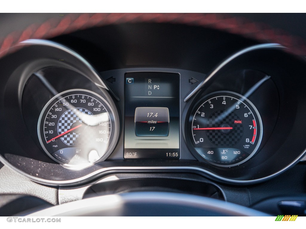 2016 Mercedes-Benz C 450 AMG Sedan Gauges Photo #108323328