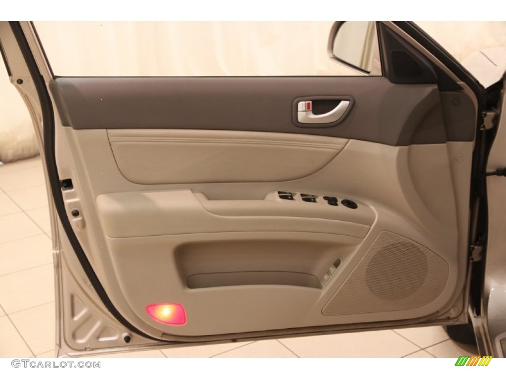2007 Hyundai Sonata Limited V6 Beige Door Panel Photo #108323905
