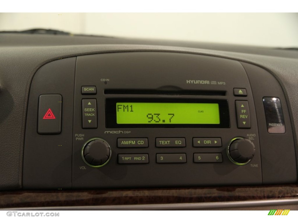 2007 Hyundai Sonata Limited V6 Audio System Photo #108324021