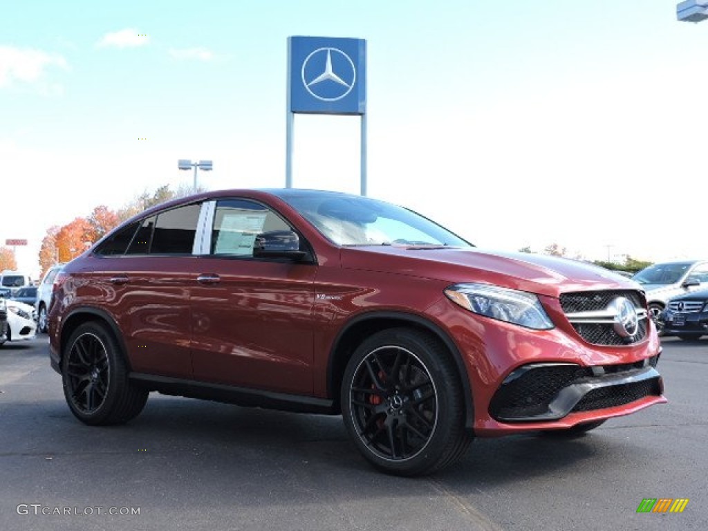 designo Cardinal Red Metallic 2016 Mercedes-Benz GLE 63 S AMG 4Matic Coupe Exterior Photo #108326718