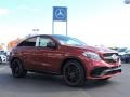 designo Cardinal Red Metallic 2016 Mercedes-Benz GLE 63 S AMG 4Matic Coupe Exterior