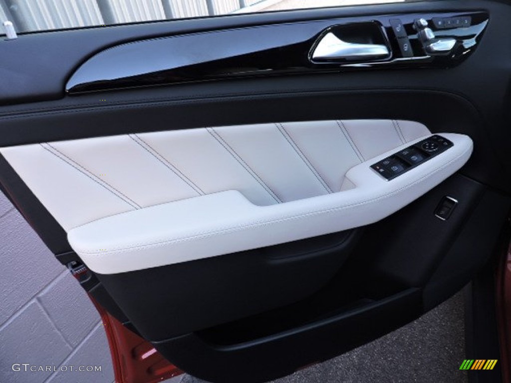 2016 Mercedes-Benz GLE 63 S AMG 4Matic Coupe Porcelain/Black Door Panel Photo #108326895