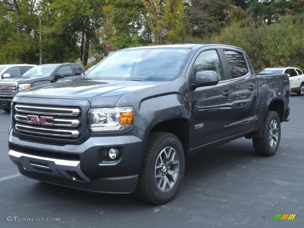 Cyber Gray Metallic 2016 GMC Canyon SLE Crew Cab 4x4 Exterior Photo #108327186