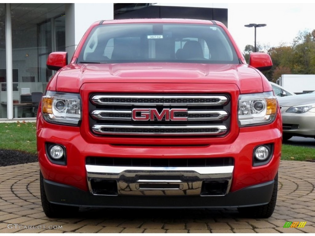 Cardinal Red 2016 GMC Canyon SLE Extended Cab 4x4 Exterior Photo #108328097