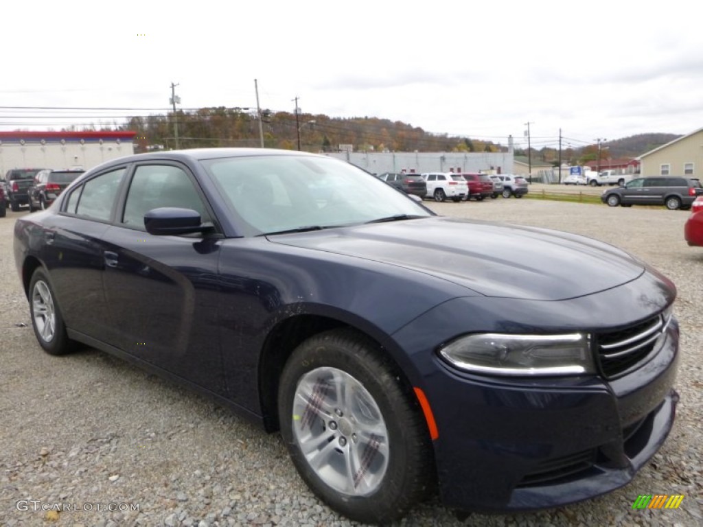 Jazz Blue Pearl Coat 2016 Dodge Charger SE Exterior Photo #108328878