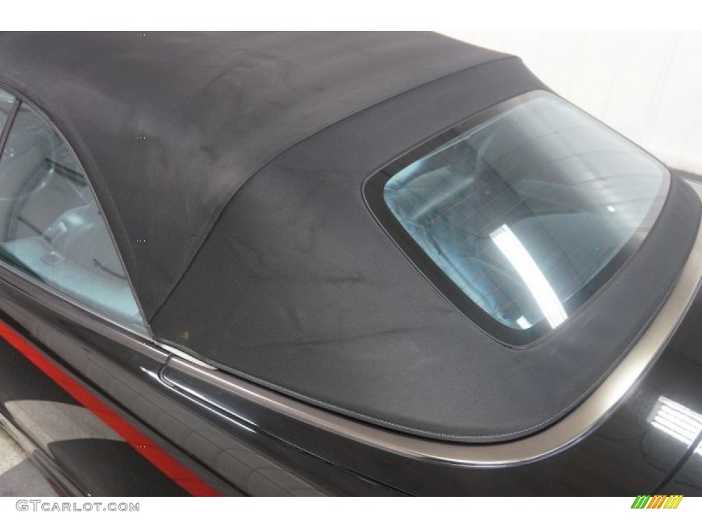 2002 CLK 55 AMG Cabriolet - Black / Charcoal photo #15