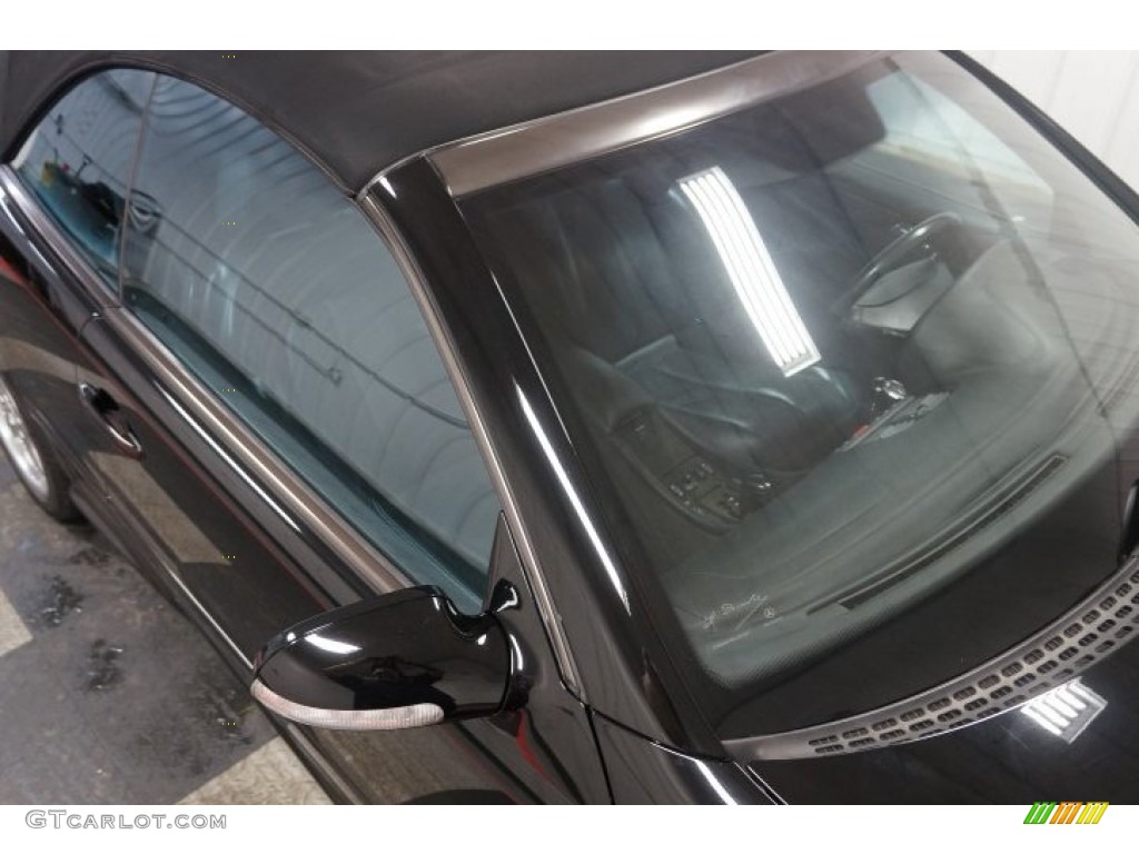 2002 CLK 55 AMG Cabriolet - Black / Charcoal photo #20