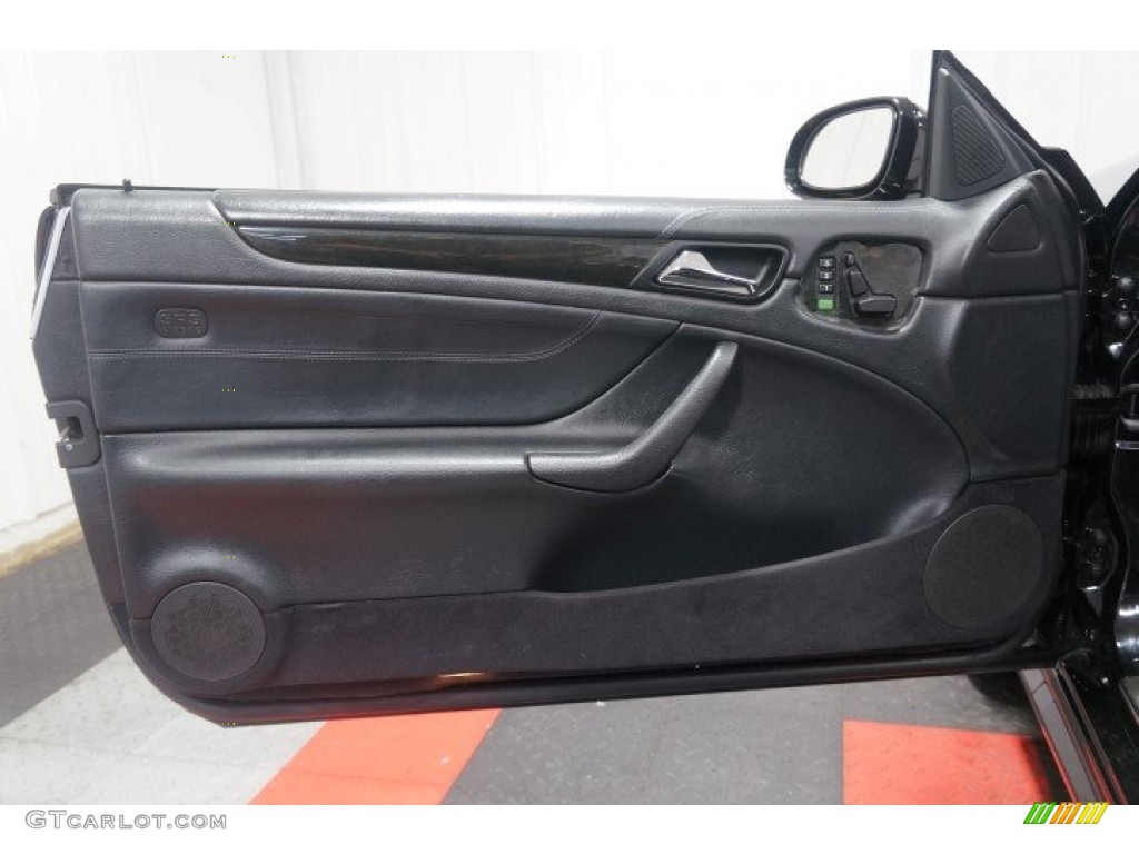 2002 CLK 55 AMG Cabriolet - Black / Charcoal photo #22