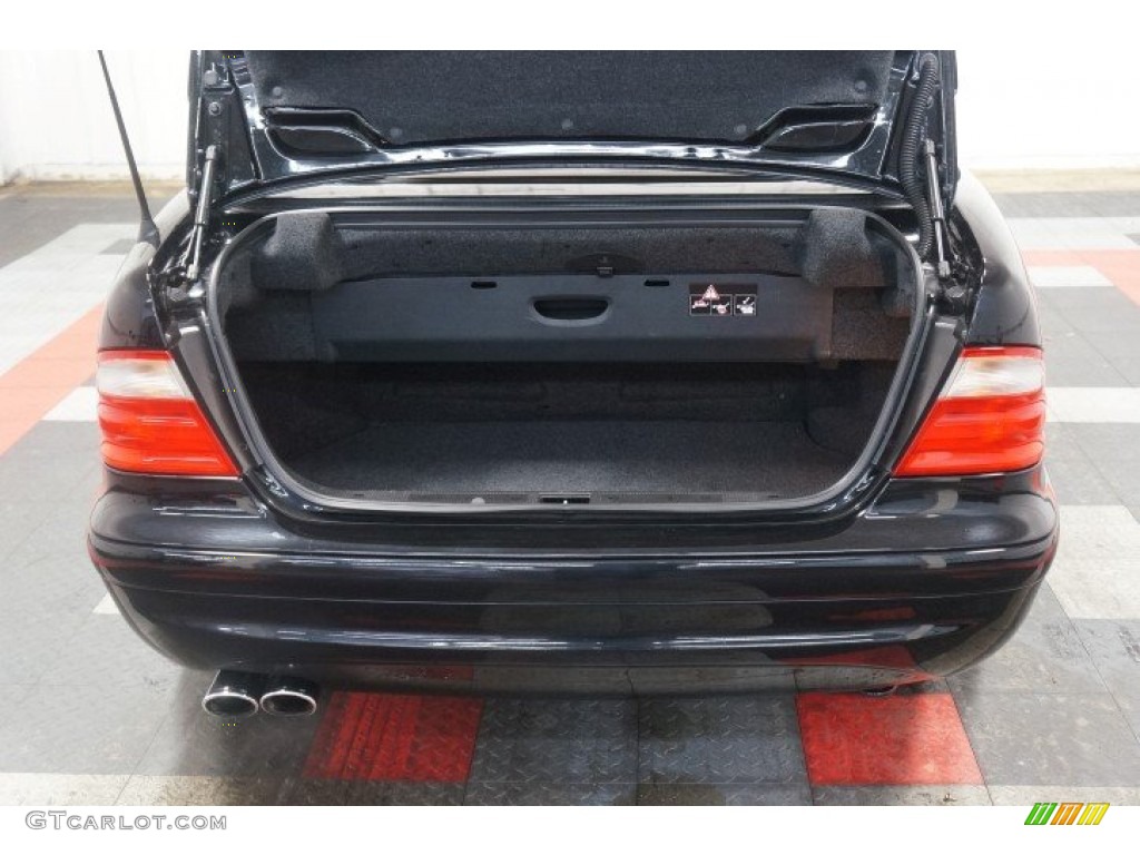 2002 CLK 55 AMG Cabriolet - Black / Charcoal photo #25