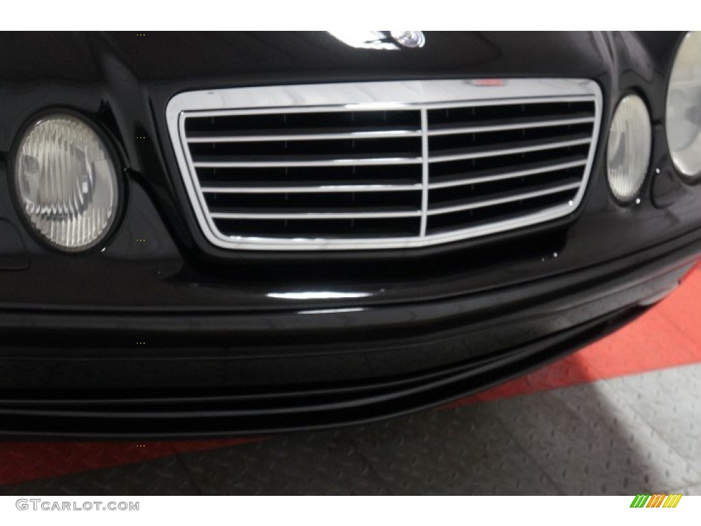 2002 CLK 55 AMG Cabriolet - Black / Charcoal photo #50