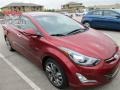 2016 Red Hyundai Elantra Limited  photo #1